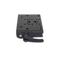 Short Clevis Tilt/Swivel Motion Attachment: VESA 75mm & Gamber-Johnson Hole Pattern