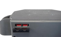 Zebra ET51/56 8" SLIM Dual USB Docking Station w/MP205 and External LIND 12-32VDC Isolated Power Adapter w/MP205