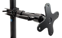 Zirkona 3/4" to 1-7/8" Pole Mount with 6" Medium Dog-Bone and VESA 75mm Plate