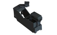 2020+ Ford Police Interceptor® Utility Low-Profile Console Box with Cup Holder, Printer Armrest, and TS5 Motion Attachment Kit