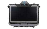 Getac F110 G6 Vehicle Cradle (no electronics) with Getac 120W Auto Power Adapter with Bare Wire Lead (No RF)