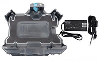 Getac ZX10 Vehicle Docking Station with Getac 120W Auto Power Adapter with Bare Wire Lead (No RF)