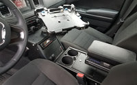 2011-2020 Dodge Charger Police Package Console Box with Cup Holder, Vertical Surface Mount and Hardware Bag Kit
