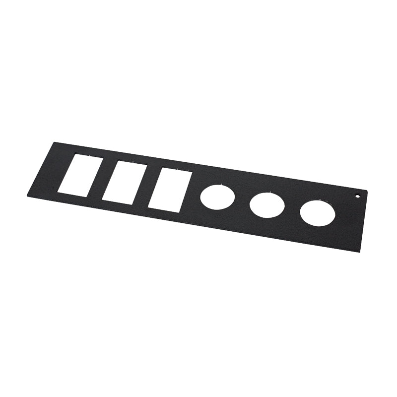 2” Rocker Switch and AUX 12v Power Outlet Filler Panel