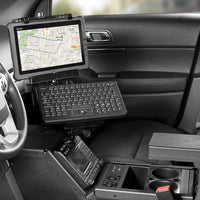 2012-2019 Ford Police Interceptor® Utility Console, Cup Holder, Armrest, and Mongoose® Motion Attachment Kit