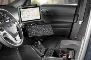 2012-2019 Ford Police Interceptor® Utility Console, Cup Holder, Armrest, and Mongoose® Motion Attachment Kit