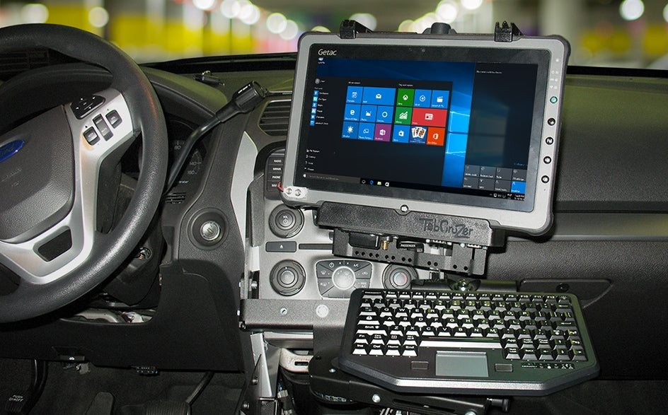 Front Police Keyboard Ford Police Interceptor® Utility On-Dash Keyboard Mount | www ...