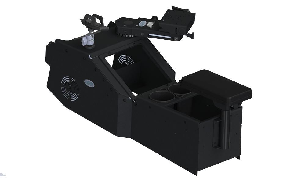 2021+ Dodge Durango Standard Console Box Kit with Magnetic Phone Holder, Cup Holder, Rear Armrest, and Mongoose®- 9