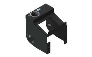 Small Workstation Radio Platform with Cup Holder (Deep Angled)