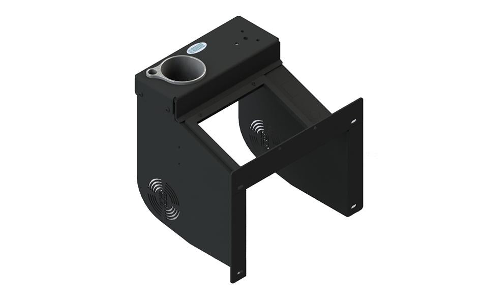 Large Workstation Radio Platform with Cup Holder (Deep Angled)