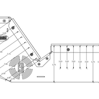 2021+ Dodge Charger Console Box (Short 10.5") Kit with Cup Holder, Rear Armrest, and Mongoose® XLE 9" Motion Attachment