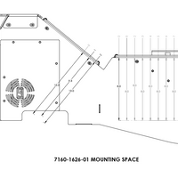 2021+ Ford F-150 Wide Body Console Box Kit with Magnetic Phone Holder, Printer Mount, and Cup Holder