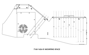 2021+ Ford F-150 Wide Body Console Box Kit with Magnetic Phone Holder, Printer Mount, Cup Holder, Rear Armrest, and Mongoose®-9" Locking Slide Arm with Short Clevis
