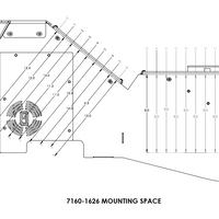 2021+ Ford F-150 Wide Body Console Box Kit with Magnetic Phone Holder, Cup Holder, Rear Armrest, and Mongoose® XLE 9" Motion Attachment