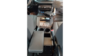 2021+ Dodge Durango Standard Console Box Kit with Magnetic Phone Holder, Cup Holder and Rear Armrest