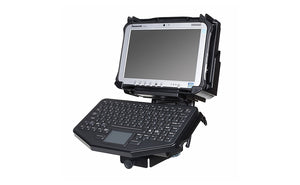 Tablet Display Mount Kit: 6" Locking Slide Arm and Keyboard Tray