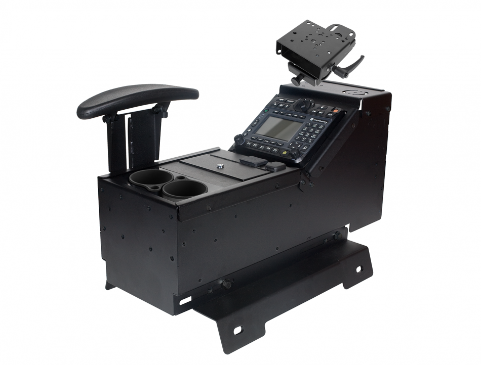 Chevrolet/GMC Truck and Full-Size SUV Console with Cup Holder, Armrest, and 6