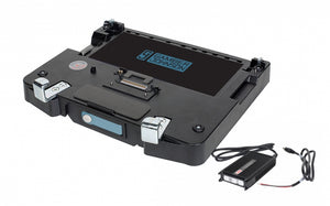 Panasonic Toughbook 54/55 Docking Station with LIND 120W Auto Bare Wire Leads Power Supply, Dual RF