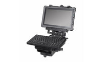 Tall Tablet Display Mount Kit: Mongoose and Quick Release Keyboard Tray
