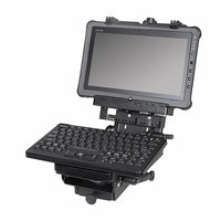 Tall Tablet Display Mount Kit: Mongoose and Quick Release Keyboard Tray