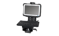 Tablet Display Mount Kit: Quad-Motion TS5 and Quick Release Keyboard Tray
