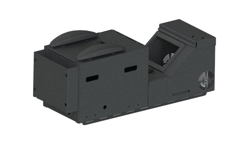 Kit: Small Workstation, Long Top Plate, Console Box and Dual Armrests