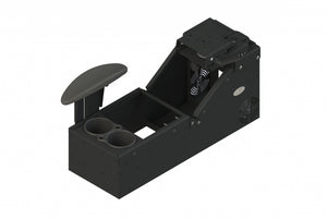 Kit: Universal Sloped Console with Cup Holder, Armrest and 6" Locking Slide Arm