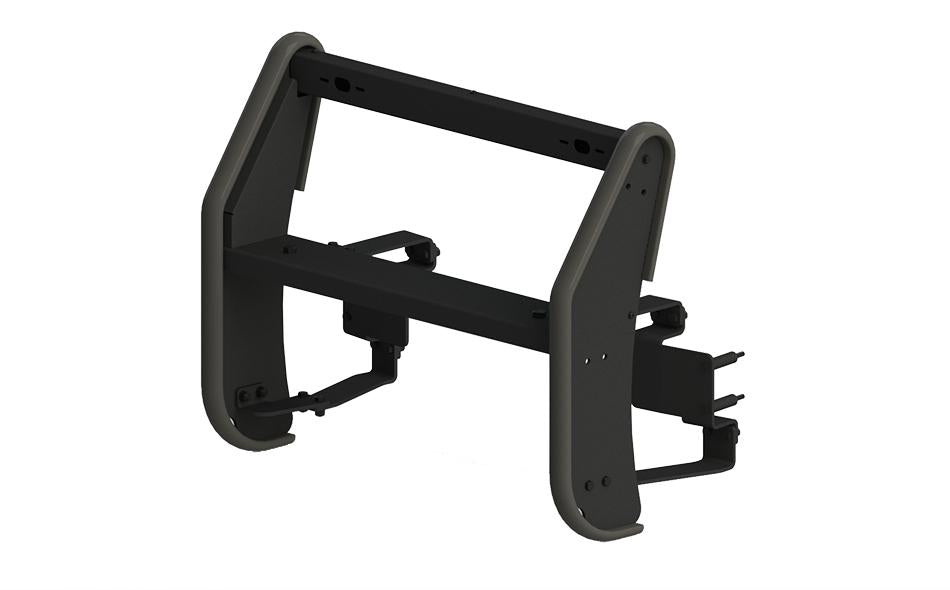 2015+ Dodge Charger Push Bumper- Steel with Light Bar