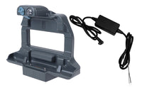 Getac ZX70 Powered Charging Cradle with 12V Auto Adapter, Bare Wire End
