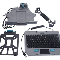 Samsung Galaxy Tab Active Pro/Active4 Pro Docking Station with Hand strap, Rugged Lite Keyboard, and Quick Release Keyboard Cradle