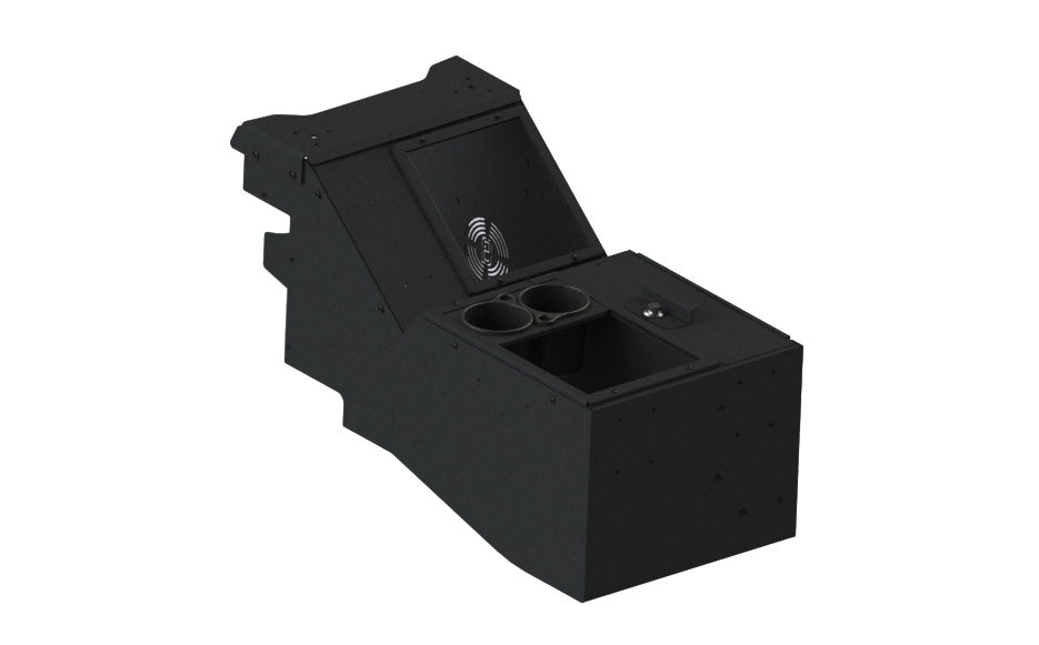 2017+ F-250-550 F-Series Vehicle Specific Console, Internal Cup Holder Kit