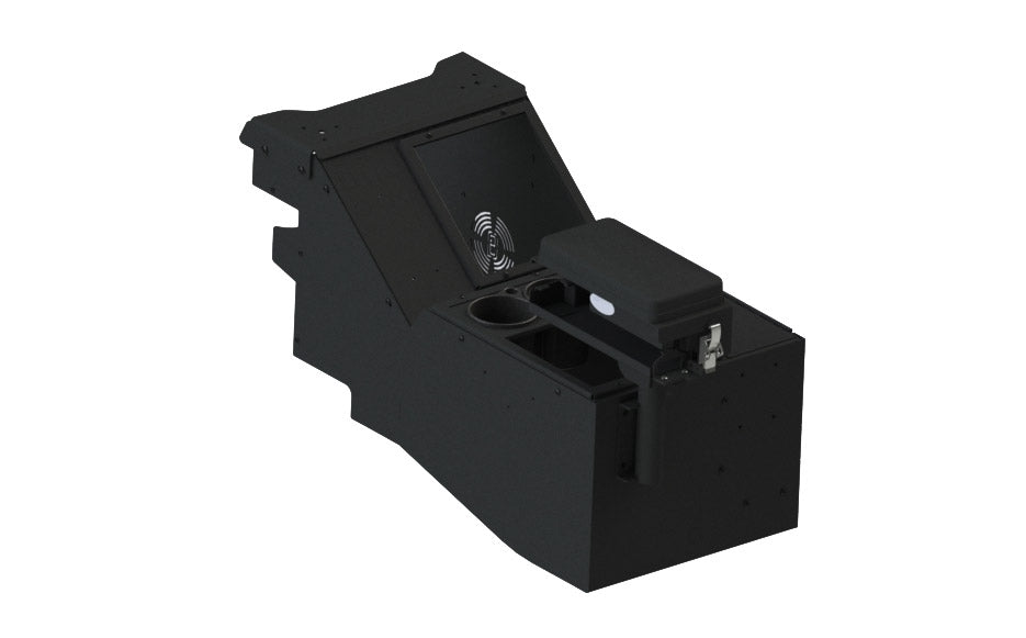 2017+ F-250-550 F-Series Vehicle Specific Console, Internal Cup Holder and Printer Armrest Kit