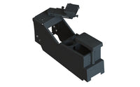 2020+ Ford Police Interceptor® Utility Low Profile Console Box with Cup Holder, Rear Armrest, and Mongoose® Kit
