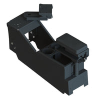 2020+ Ford Police Interceptor® Utility Low-Profile Console Box with Cup Holder, Printer Armrest, and TS5 Motion Attachment Kit