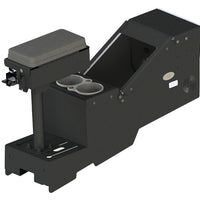 2020+ Ford Police Interceptor® Utility Short Console Box with Cup Holder and Printer Armrest