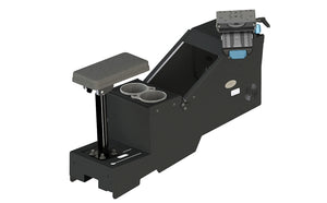 2020+ Ford Police Interceptor® Utility Short Console Box with Cup Holder, Armrest, and Mongoose® XE 9" Motion Attachment