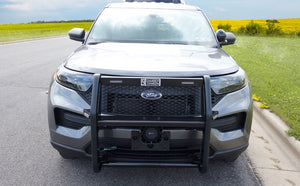 2020 Ford Police Interceptor® Utility Push Bumper - Aluminum with Light Crossbar