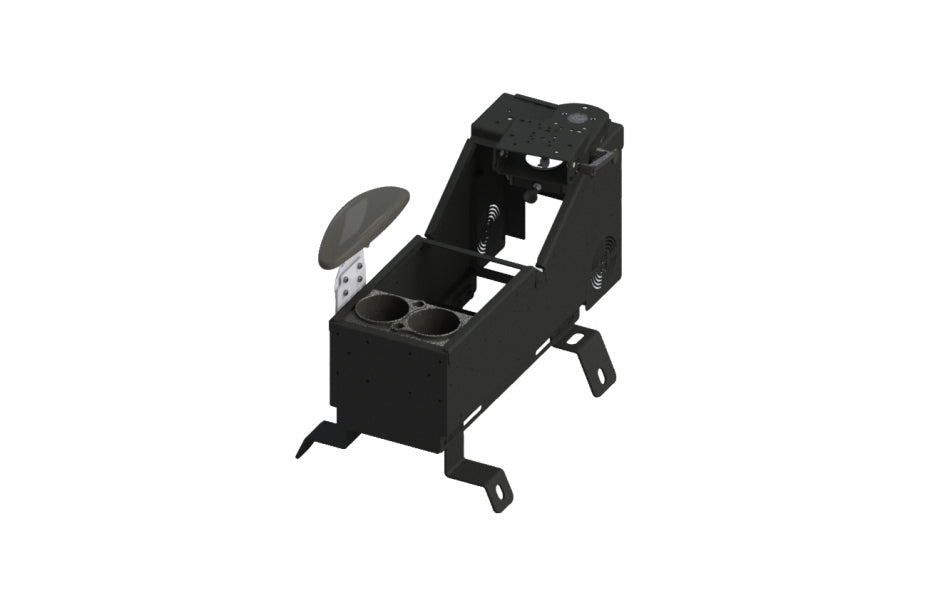 2019+ Chevy Silverado/GMC Sierra 1500 Console with Internal Cup Holder, Side Armrest, and Mongoose® Motion Attachment Kit