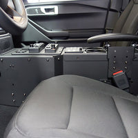 2020+ Ford Police Interceptor® Utility Full Depth Console Kit with Side Mount, Armrest, and Cup Holder