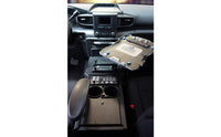 2020+ Ford Police Interceptor® Utility Full Depth Console Kit with Side Mount, Armrest, and Cup Holder
