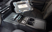 2020+ Ford Police Interceptor® Utility Full Depth Console Kit with Side Mount, Armrest, and Cup Holder
