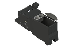 2020+ Ford Police Interceptor® Utility Full Depth Console Kit with Printer Insert, Side Mount, Armrest, and Cup Holder