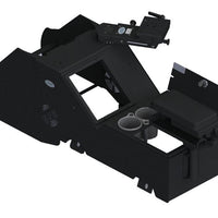 2021+ Chevrolet Tahoe Wide Body Console Box Kit with Printer Armrest, Cup Holder, and Mongoose®- 9" Locking Slide Arm with Short Clevis