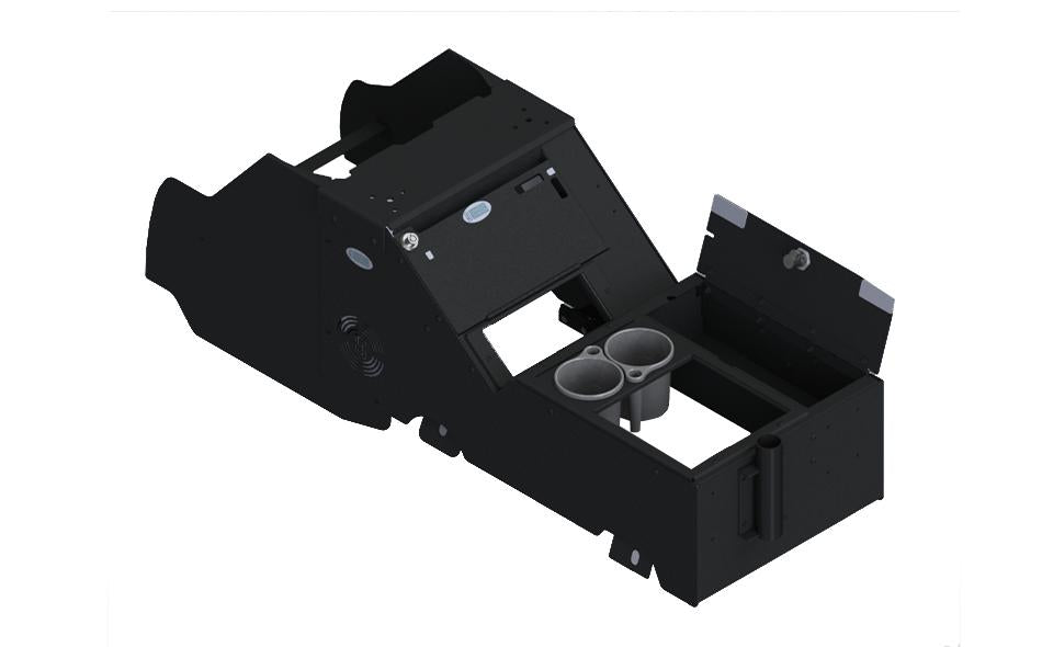 2021+ Chevrolet Tahoe Wide Body Console Box Kit with Internal Printer Mount, Cup Holder and Vertical Mount