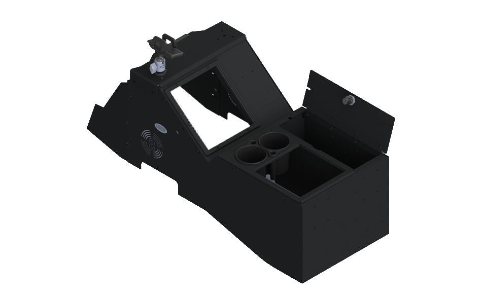2021+ Ford F-150 Wide Body Console Box Kit with Magnetic Phone Holder and Cup Holder