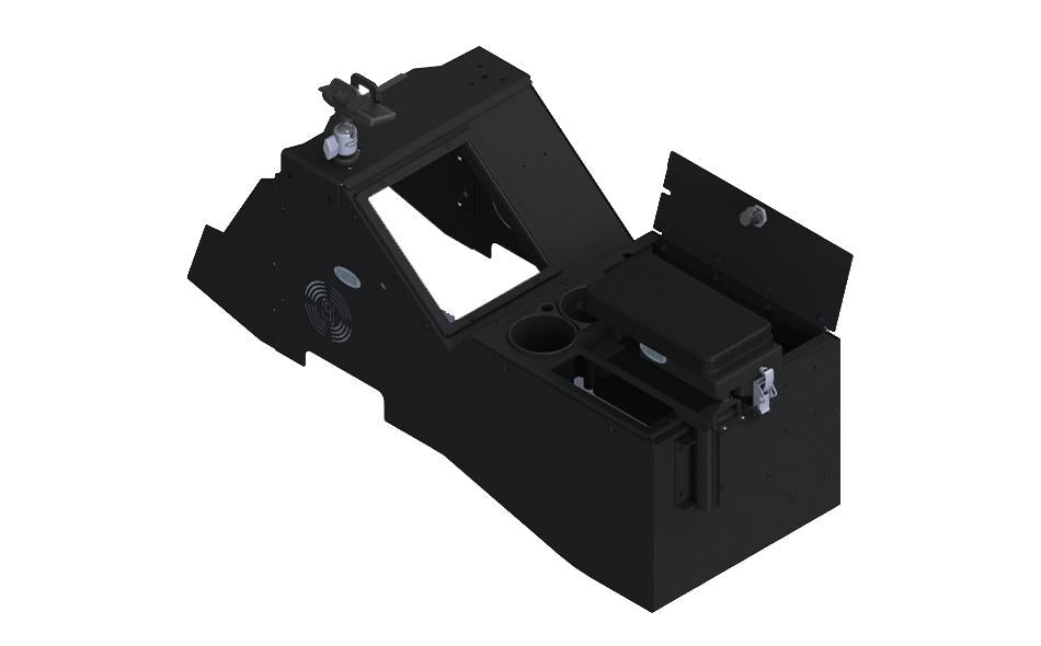 2021+ Ford F-150 Wide Body Console Box Kit with Magnetic Phone Holder, Cup Holder and Printer Armrest