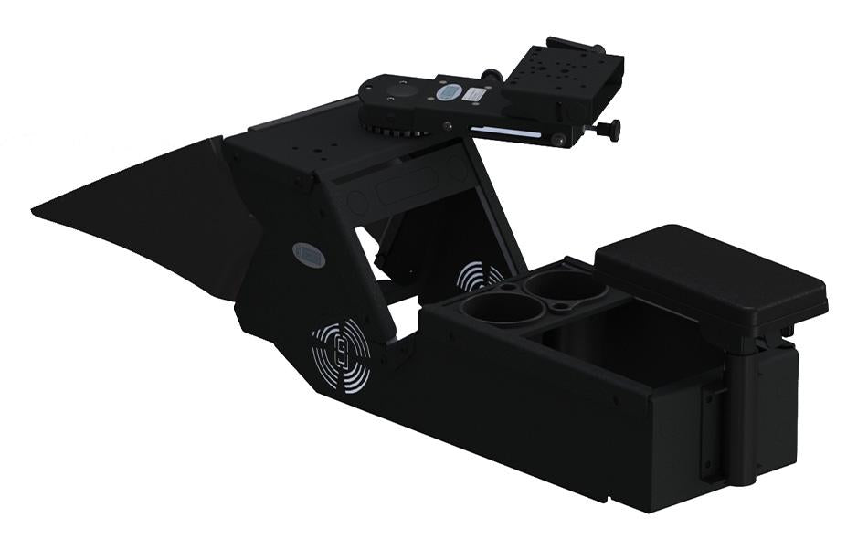 2021+ Dodge Charger Console Box Kit with Cup Holder, Rear Armrest, and Mongoose®-9