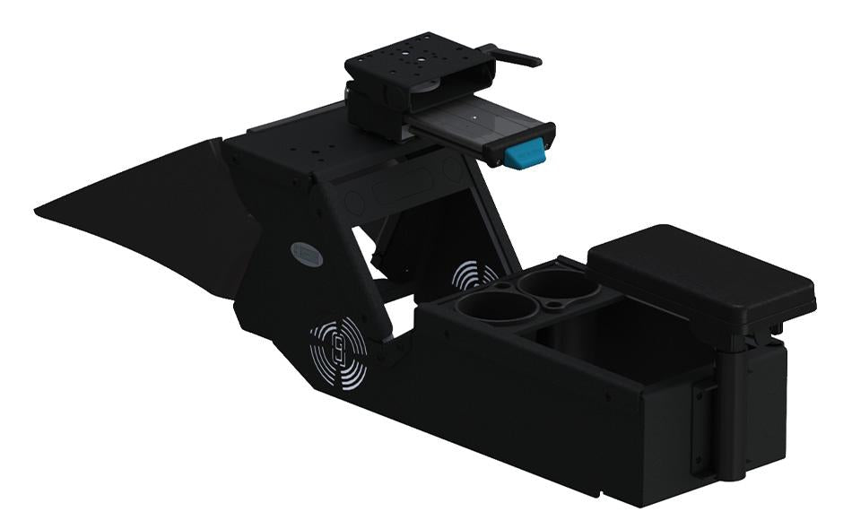 2021+ Dodge Charger Console Box Kit with Cup Holder, Rear Armrest, and Mongoose® XE 9