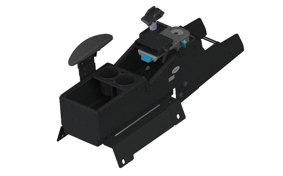 2021+ Chevy Tahoe Standard Width Console Box Kit with Magnetic Phone Holder, Side Armrest, Cup Holder, and Mongoose® XLE 9