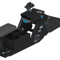 2021+ Dodge Charger Console (Short 8.5") Kit with Magnetic Phone Holder, Cup Holder, Break-Away Rear Armrest, and Mongoose® XLE 9" Motion Attachment
